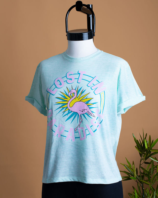 Polo California - Flamingo - Verde Agua