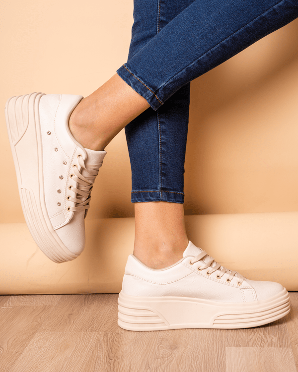 Zapatilla Adelayde - Beige - Tienda Nébula