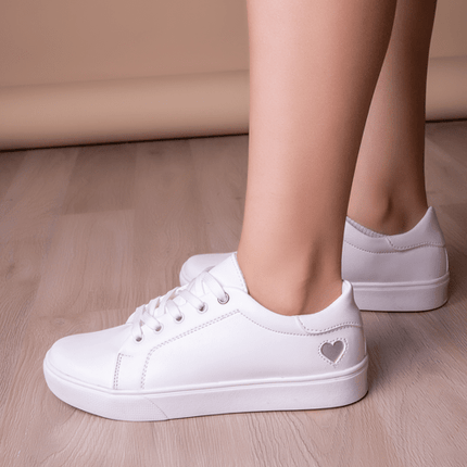Zapatilla Arezzo - Blanco - Tienda Nébula