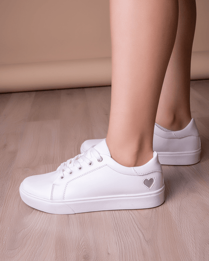 Zapatilla Arezzo - Blanco - Tienda Nébula