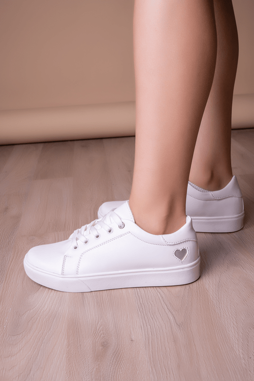 Zapatilla Arezzo - Blanco - Tienda Nébula