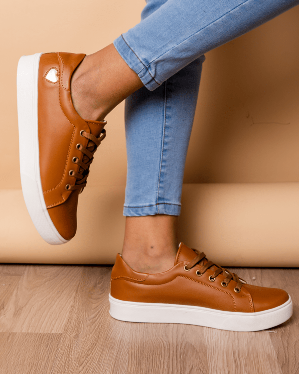 Zapatilla Arezzo - Camel - Tienda Nébula