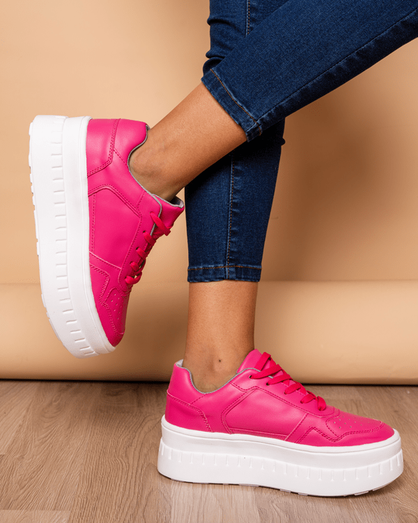 Zapatilla Benetton - Fucsia - Tienda Nébula