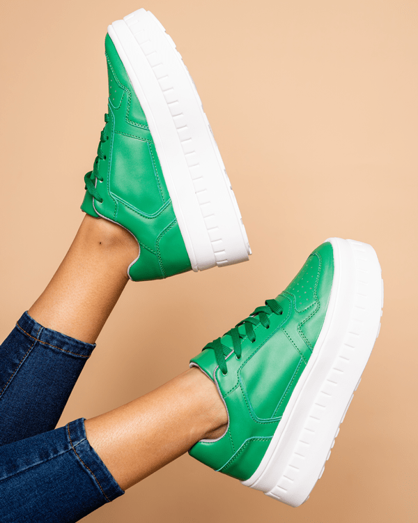 Zapatilla Benetton - Verde - Tienda Nébula
