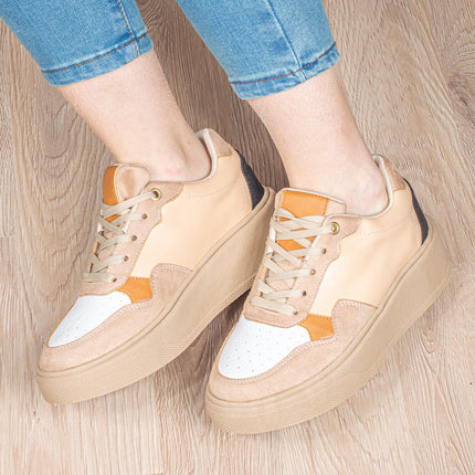 Zapatilla Cancun - Beige Blanco - Tienda Nébula