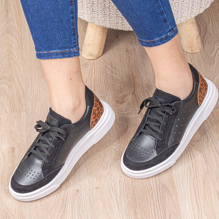 Zapatilla Cartagena - Negro - Tienda Nébula