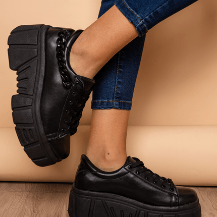 Zapatilla Dona - Negro - Tienda Nébula