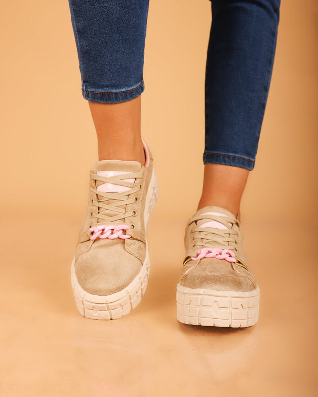 Zapatilla Dublin - Beige Rosado - Tienda Nébula