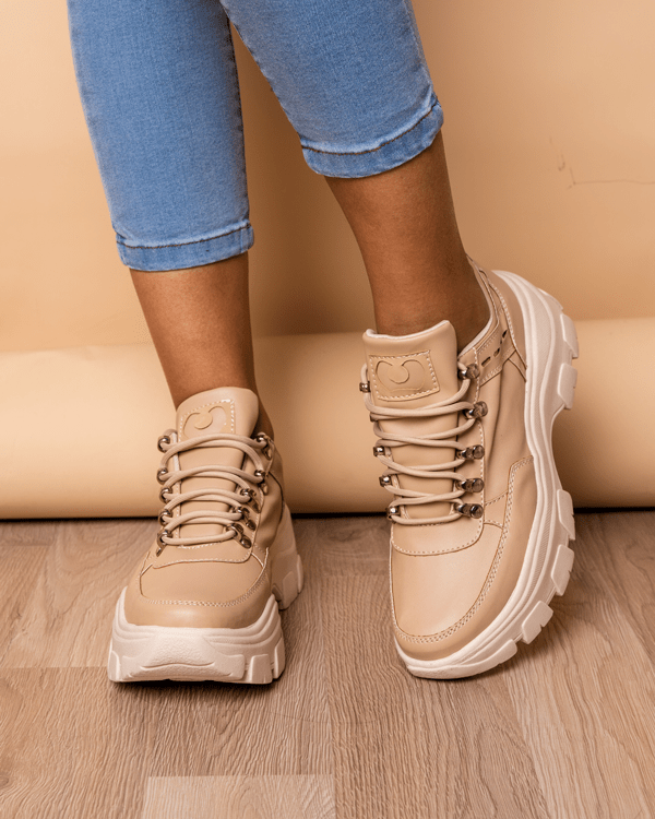 Zapatilla Golden - Beige - Tienda Nébula