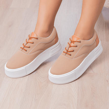 Zapatilla Interlagos - Beige - Tienda Nébula