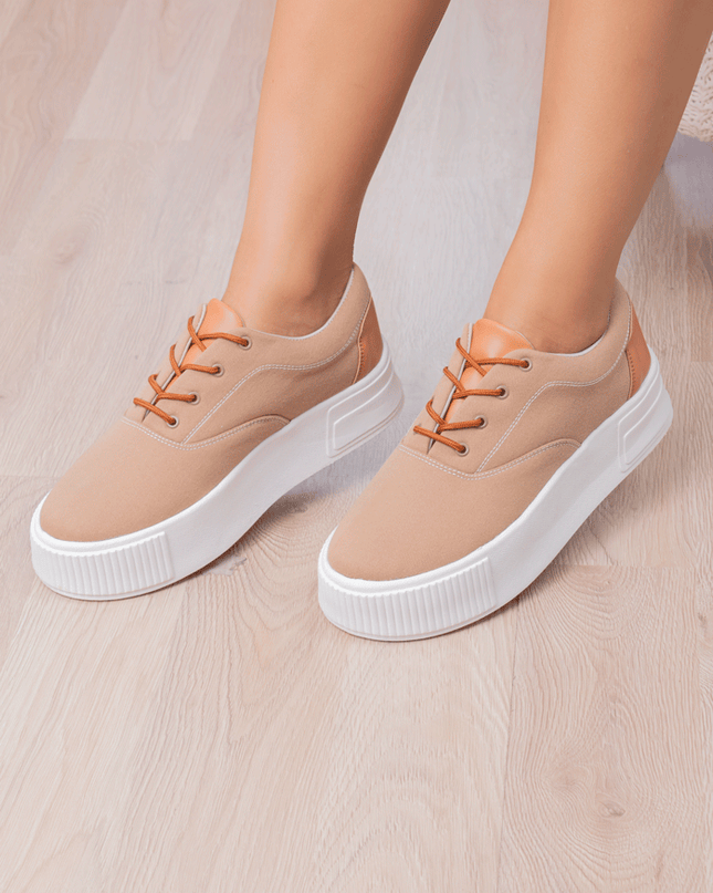 Zapatilla Interlagos - Beige - Tienda Nébula
