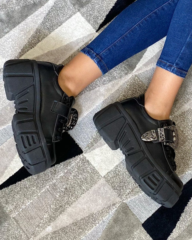 Zapatilla Konya - Negro - Tienda Nébula