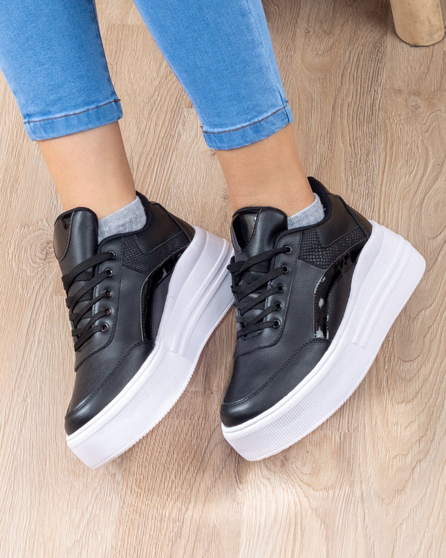 Zapatilla Loop - Negro - Tienda Nébula