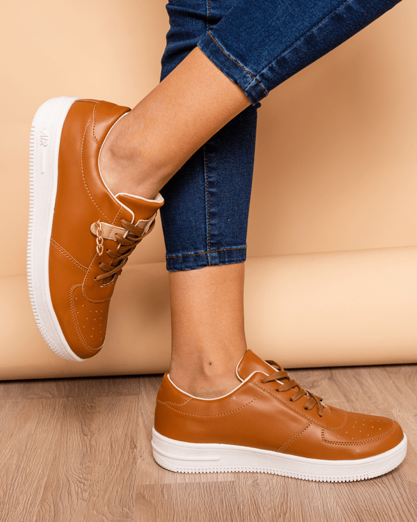 Zapatilla Lyon - Camel - Tienda Nébula
