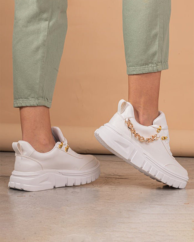 Zapatilla Montpelier - Blanco - Tienda Nébula