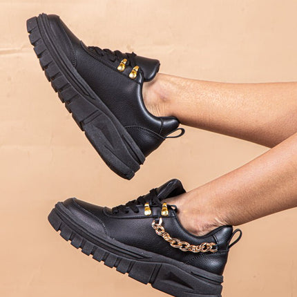 Zapatilla Montpelier - Negro - Tienda Nébula