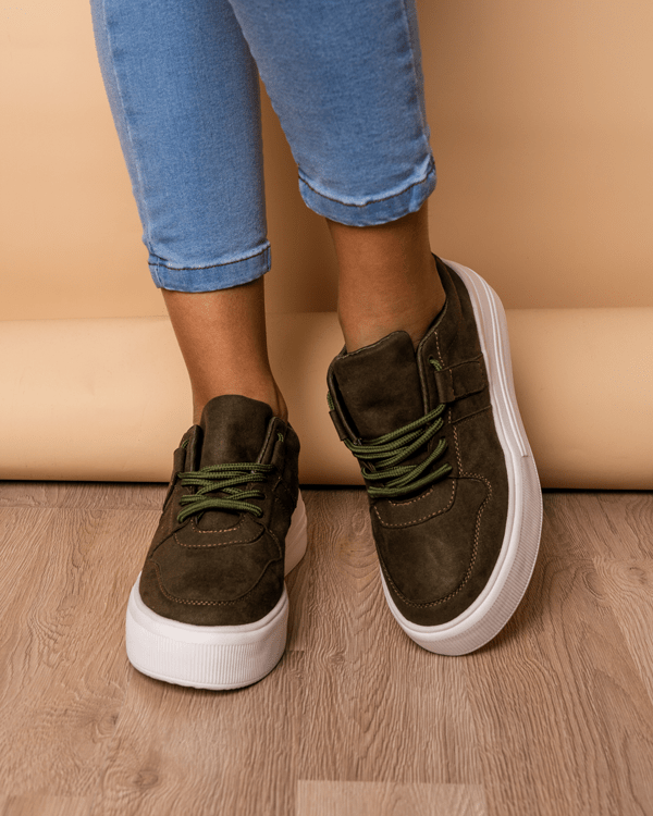 Zapatilla Oporto - Verde Oscuro - Tienda Nébula