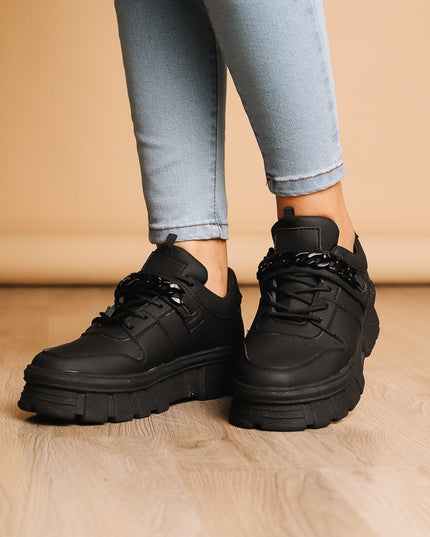 Zapatilla Oslo - Negro - Tienda Nébula