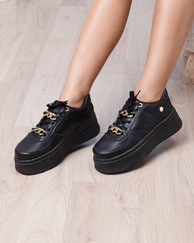 Zapatilla Pristina - Negro - Tienda Nébula