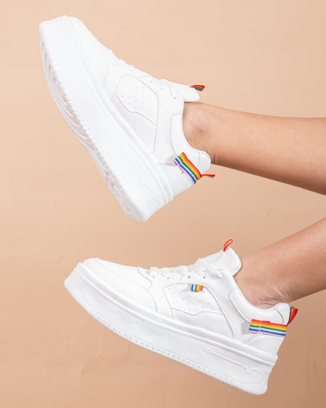 Zapatilla Roterdam - Blanco - Tienda Nébula