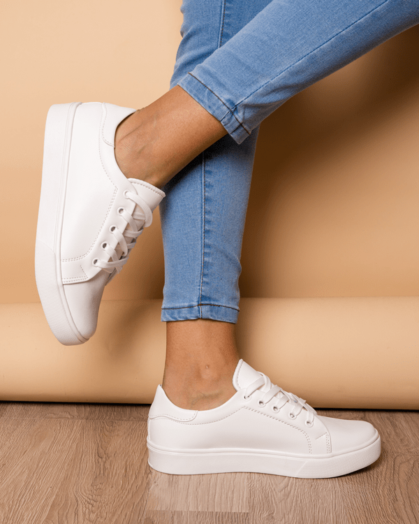 Zapatilla Split - Blanco - Tienda Nébula