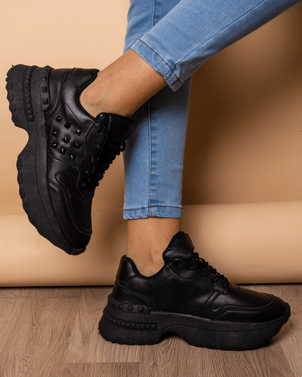 Zapatilla Talavera - Negro - Tienda Nébula