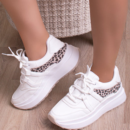 Zapatilla Thani - Blanco Print - Tienda Nébula