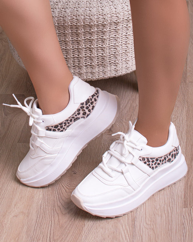Zapatilla Thani - Blanco Print - Tienda Nébula
