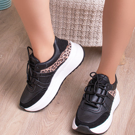 Zapatilla Thani - Negro Print - Tienda Nébula