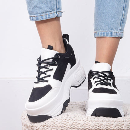 Zapatilla Wolf - Blanco con Negro - Tienda Nébula