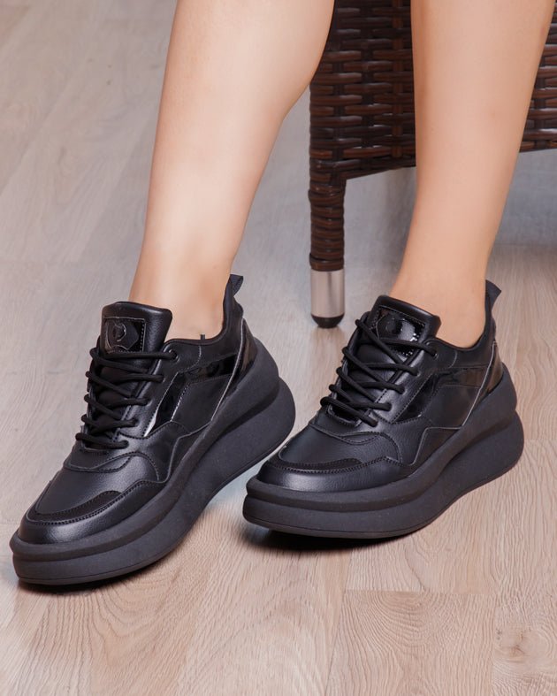 Zapatilla Zadar - Negro Total - Tienda Nébula